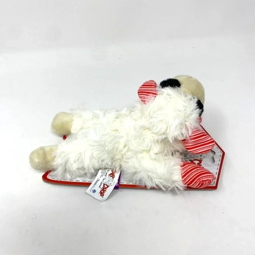 Multipet Lamb Chop Holiday Print Paws Ears Dog Interactive 6.5